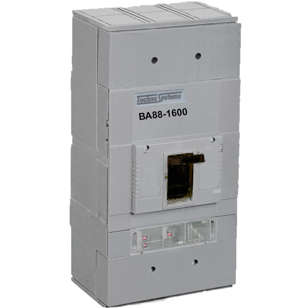 Автоматичний вимикач 1600А ВА88-1600 3Р 35кА Techno Systems