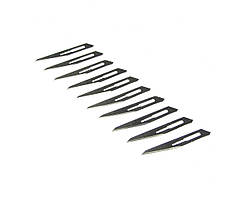 Леза скальпеля RJ No11 для плоских ручок, паковання 10 шт.