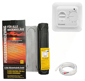 Мат для теплої підлоги Arnold Rak Standart FH-EC 2105 (0,5 м2) з терморегулятором RTC 70.26, фото 1
