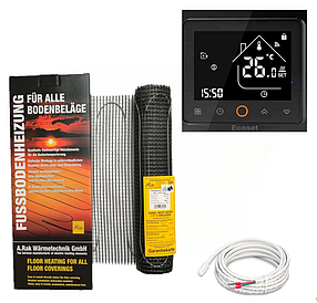 Мат для теплої підлоги Arnold Rak Standart FH-EC 2125 (2,5 м2) з терморегулятором Ecoset AC603H WIFI