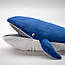 Іграшковий кит IKEA BLÅVINGAD 100 см синій 005.221.13, фото 5