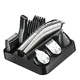 Професійна металева машинка для стриження 6 в 1, бездротовий тример для видалення волосся й гоління, фото 4