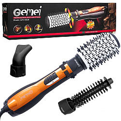 Фен щітка для волосся 3в1, 1000W, Gemei GM 4828 / Фен стайлер для укладання волосся з обертанням / Мультистайлер