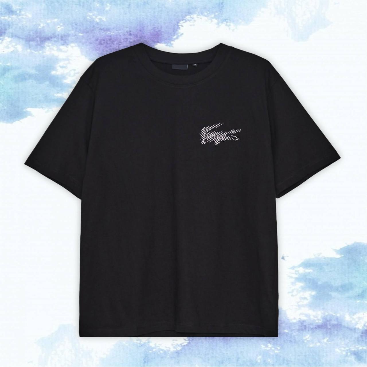 Футболка "Lacoste" линия - Черный - 116