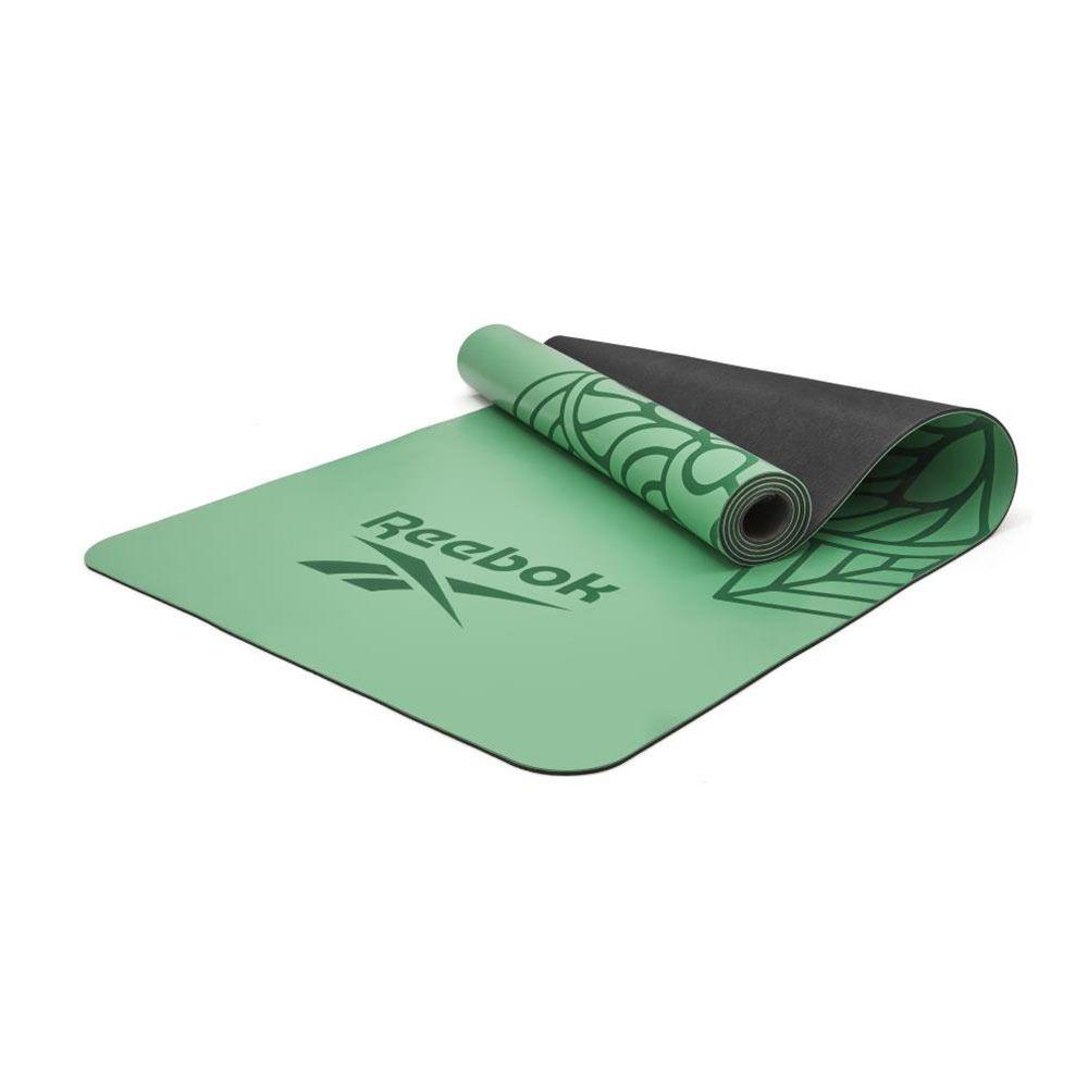 Килимок для йоги Reebok Natural Rubber Yoga Mat 183x61x0.32 см (RAYG-11085GN) Green Mandala, фото 1