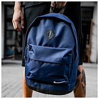 Рюкзак городской мужской | женский, для ноутбука Nike (Найк) синий-черный спортивный
