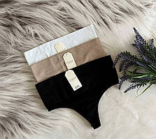 Жіночі труси стрінги мікрофібра з ефектом утяжки 44-50р 2 кольори