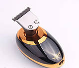 Акумуляторна універсальна машинка для стриження бороди зі змінними насадками для стриження волосся в носі та вухах, фото 9