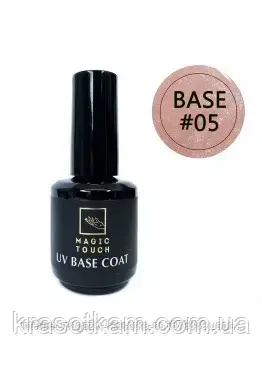 Magic Touch FRENCH BASE/ RUBBER 05 SHINE PEACH (15 мл.) із шимером