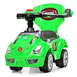 Каталка толокар 2в1 Bambi M 4205-5 (світло, музика, пищалка на кермі, батьківська ручка), фото 6