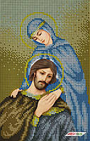 А4Р_074 Святая пара Петр и Феврония - покровители семьи и брака, набор для вышивки бисером иконы