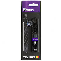 Лезвия сегментные 18 мм Tajima Dora Razar Black Blades CB50RB 10 штук