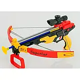 Арбалет дитячий Crossbow ZY 1907 В, довжина 42 см, з лазерним прицілом на присосках, фото 5