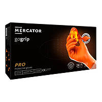 Перчатки нитриловые MERCATOR gogrip orange, размер M, 50 шт