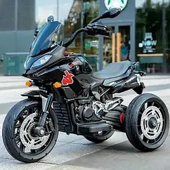 Дитячий мотоцикл на акумуляторі BMW триколісний, електромотоцикл