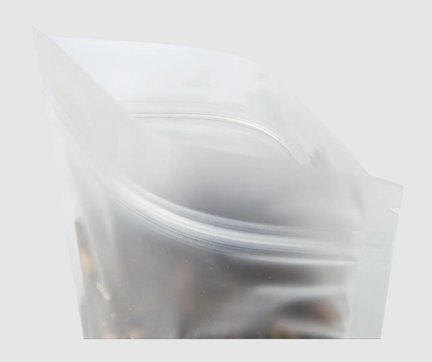 Пакеты дой-пак прозрачный матовый с зип застежкой 100х170мм для чая орехов (От 100шт.) - фото 2 - id-p1943411752