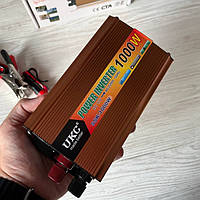 Інвертор перетворювач напруги UKC 1000 Вт 12В/220В з USB DC/AC для дому та автомобіля