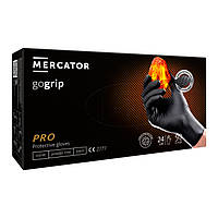 Перчатки нитриловые MERCATOR gogrip black, размер M, 50 шт