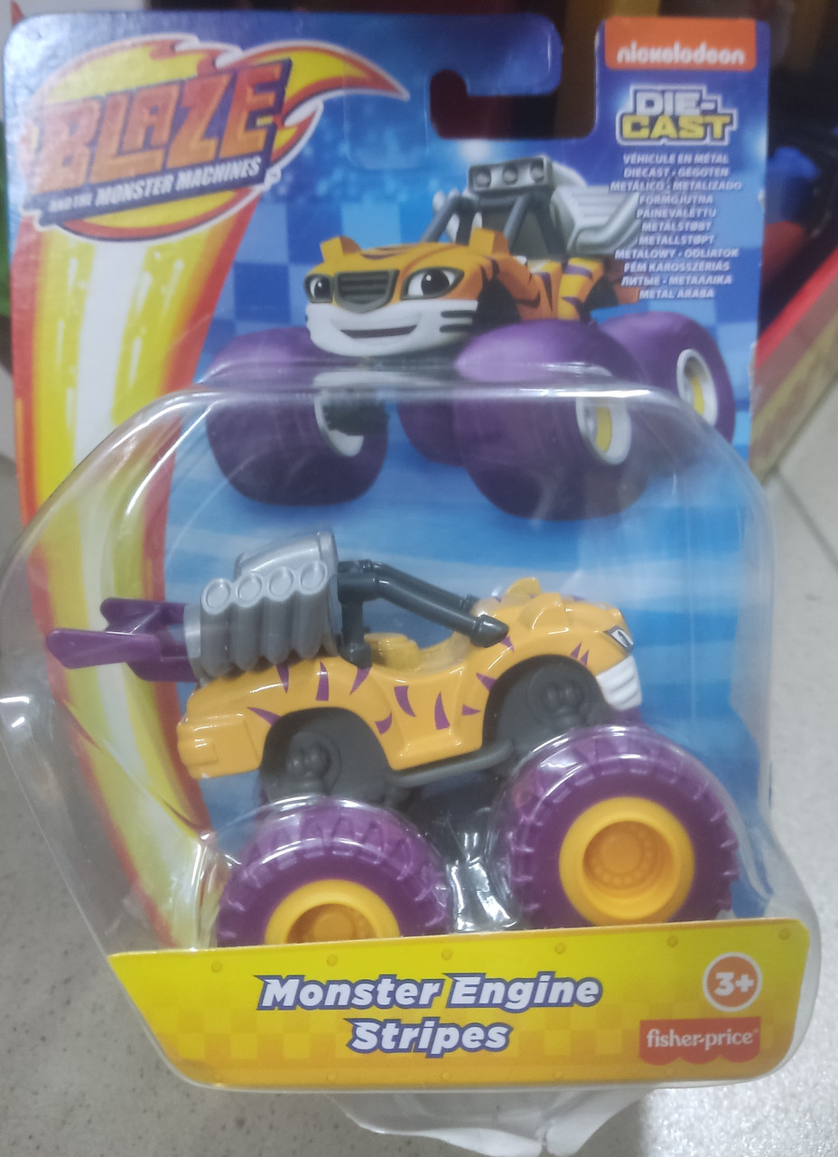 Машинка Blaze  Вспиш and the monster machines Stripes (CGF20/GWX79)