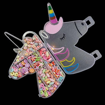 Набір намистин для плетіння "Єдиноріг" 15,5х9,5 см