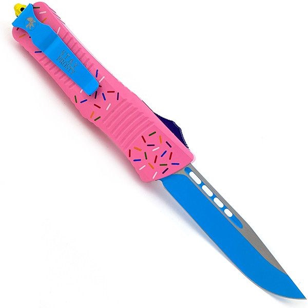 Ніж Microtech Combat Troodon Donut Pink Drop-Point