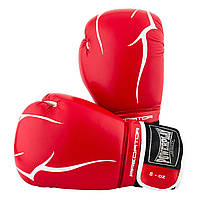 Боксерские перчатки на 8 унций PowerPlay 3018 Jaguar Красные