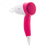 Фен дорожний Adler AD 2259 (1200 Вт, 2 швидкості, петля для підвішування, компактний), фото 4