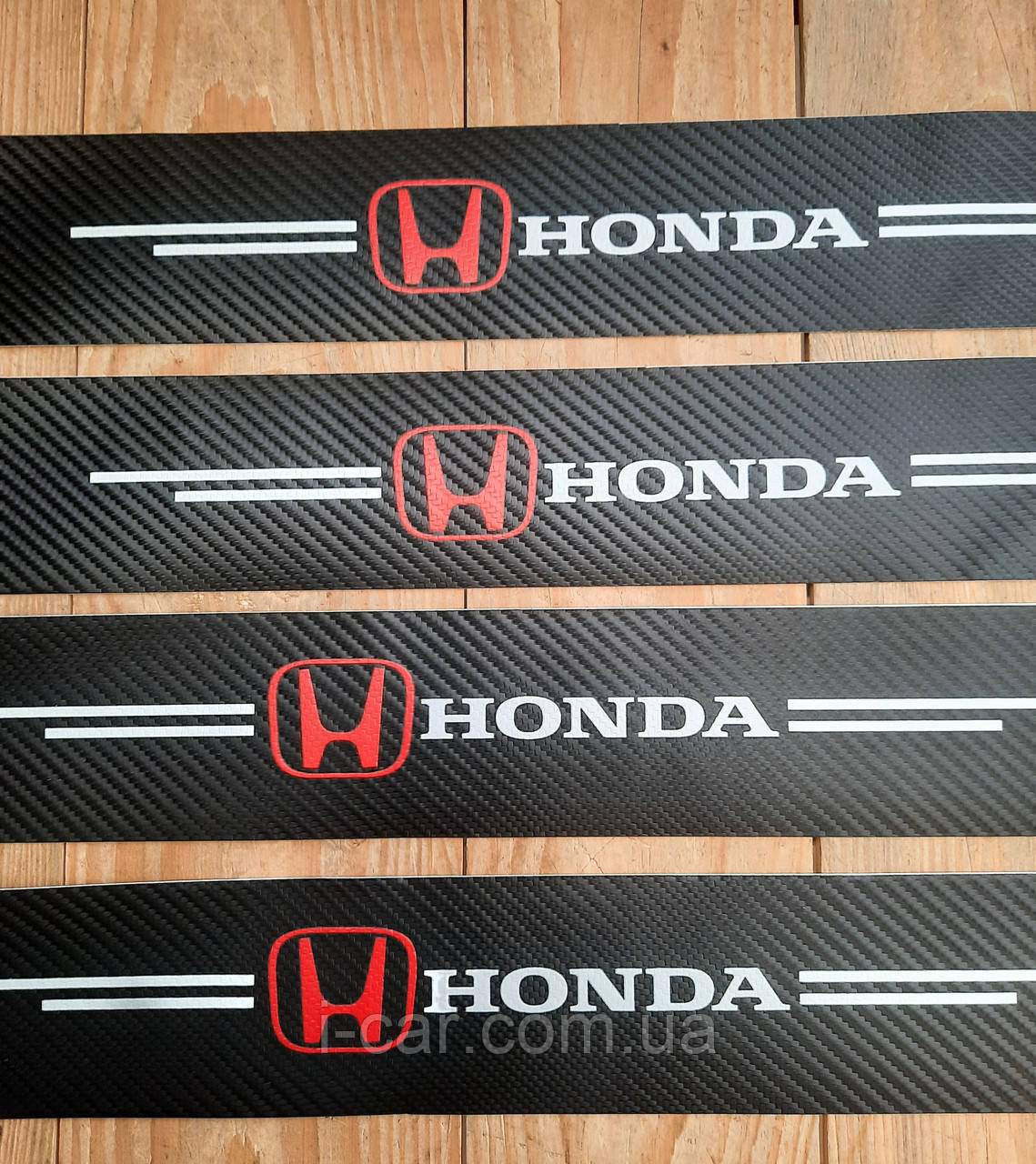 Наклейки на пороги HONDA