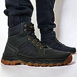 41, 43 р. Черевики чоловічі зимові чорні на хутрі (Клб-110ч), фото 2