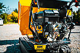 Міні самоскид D50HA Тачка на гусеницях 500кг Briggs&Stratton starter E-start, фото 4