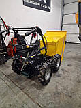 Бензиновий самоскид тачка 300кг Briggs & Stratton E-start, фото 5