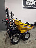 Бензиновий самоскид тачка 300кг Briggs & Stratton E-start, фото 7