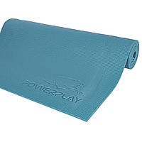 Коврик для йоги и фитнеса PowerPlay 4010 PVC Yoga Mat Зеленый (173x61x0.6)