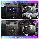 Штатна магнітола андроїд Ssangyong Rexton, Автомагінтола 2дин 4 ядра 2/32, штатний головний пристрій ссайонг, фото 5