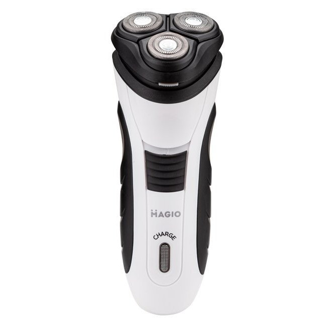 Електробритва чоловіча MAGIO MG-685 акумуляторна Black/White (Niz14577)
