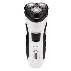 Електробритва чоловіча MAGIO MG-685 акумуляторна Black/White (Niz14577), фото 1