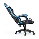 Крісло геймерське Infini Five чорно-синє ігрове, фото 6