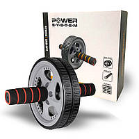 Колесо для преса Power System PS-4006 Power Ab Wheel Grey/Black