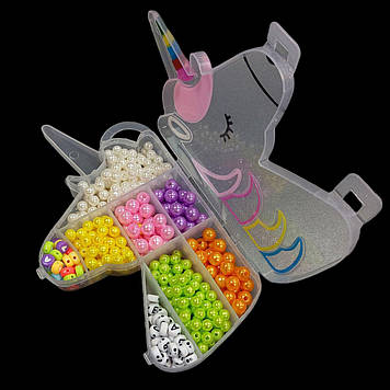 Набір намистин для плетіння "Єдиноріг" 15,5х9,5 см