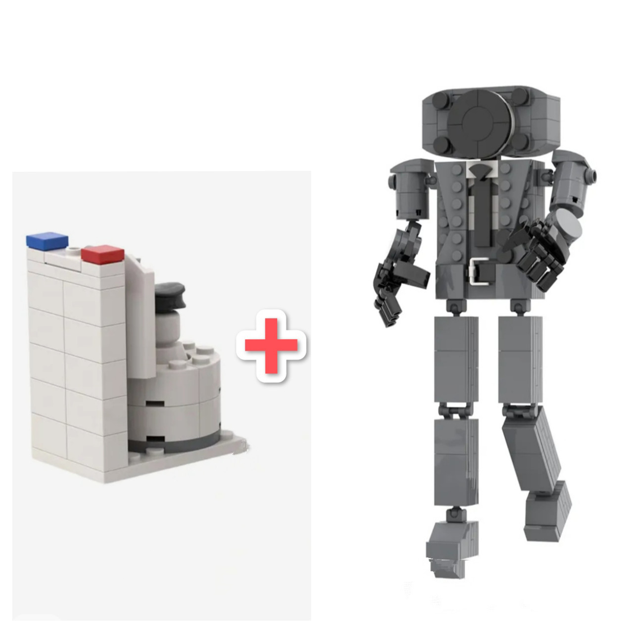 Скибиди туалет персонажи из блоков аналога лего! Skibidi Toilet lego ...