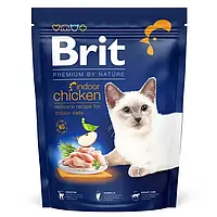 Brit Premium Indoor 1,5 кг корм для котов Brit Premium by Nature Indoor Chicken 300 г Брит Премиум Индор