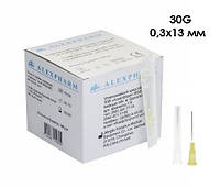 Голка 30G 0,3х13 мм для мезотерапії Alexpharm