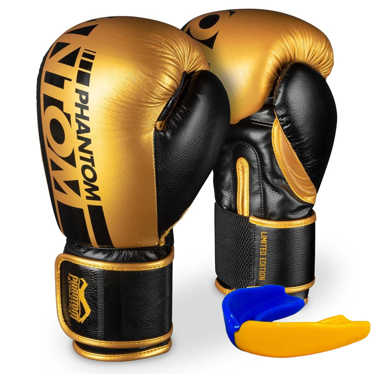 Боксерські рукавиці Phantom APEX Elastic Gold 10 унцій (капа в подарунок)