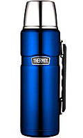 Универсальный Термос 1.2 литра с ручкой для напитков Thermos "Stainless King" Blue (170026) Нержавеющая сталь