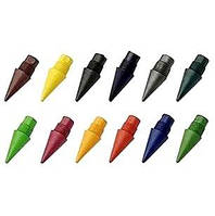 Цветные наконечники на "вечный" карандаш 12 шт