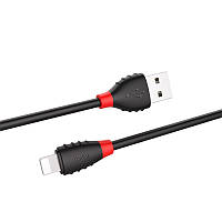 Кабель Usb Lightning HOCO X27 2.4A 1.2m (круглый) Black