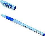 Ручка гелева Buromax 8340 SYMPHONY 0.5 мм гум. грип сині чорнила, фото 2