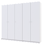 Шафа для одягу Doros Промо Білий 2+3 ДСП 225х48х204 (42005004), фото 5