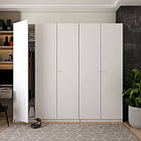 Шафа для одягу Doros Промо Білий 2+3 ДСП 225х48х204 (42005004), фото 6