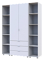 Комплект Doros Гелар с 2 Этажерками Белый 2 ДСП (42005030)